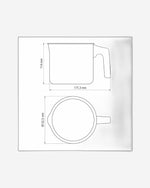 Tramontina Paris Aluminum Milk Boiler with Interior and Exterior Starflon Max Lead Nonstick Coating, 12 cm 1,2 L