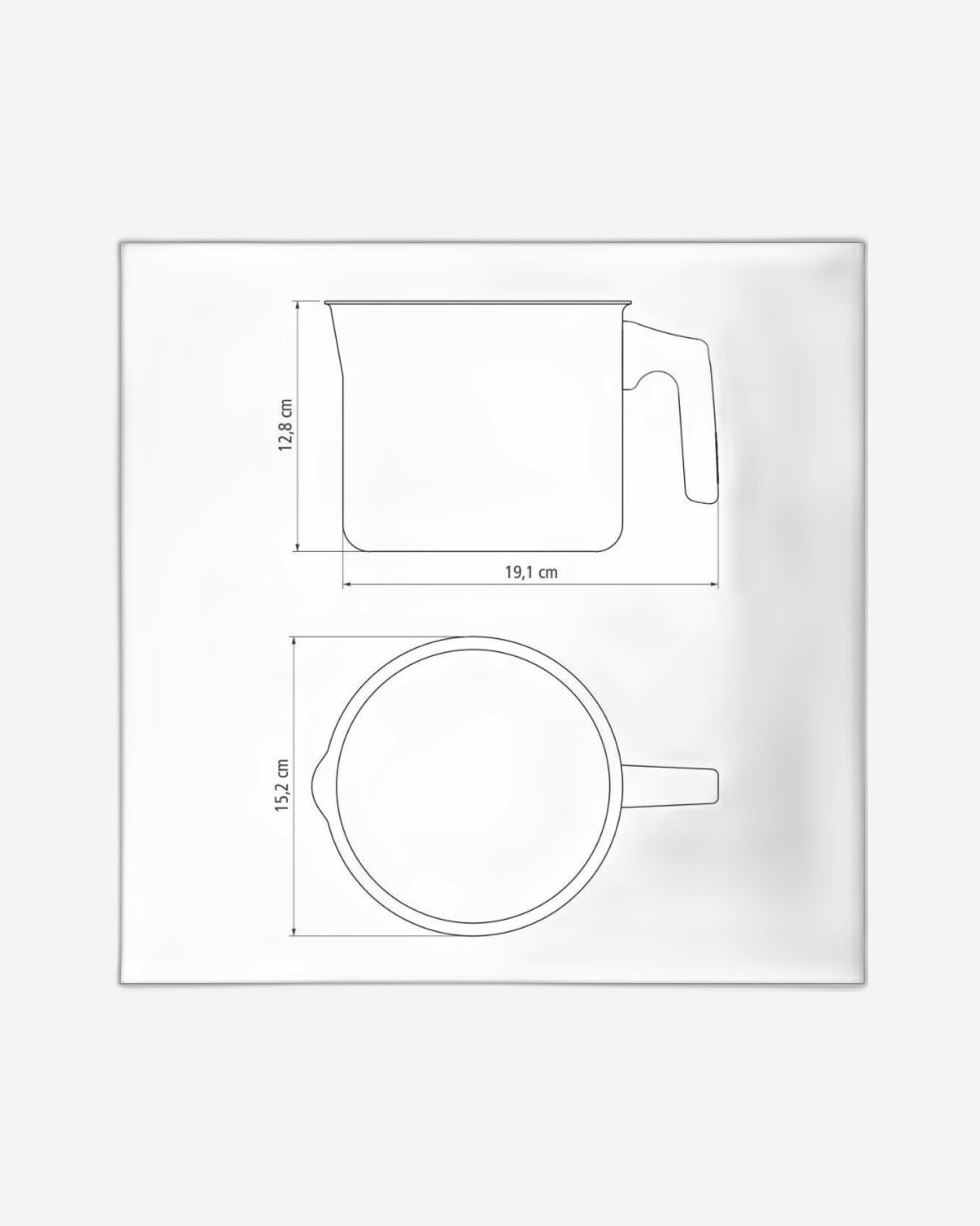 Tramontina Paris Milk Boiler 1.9L