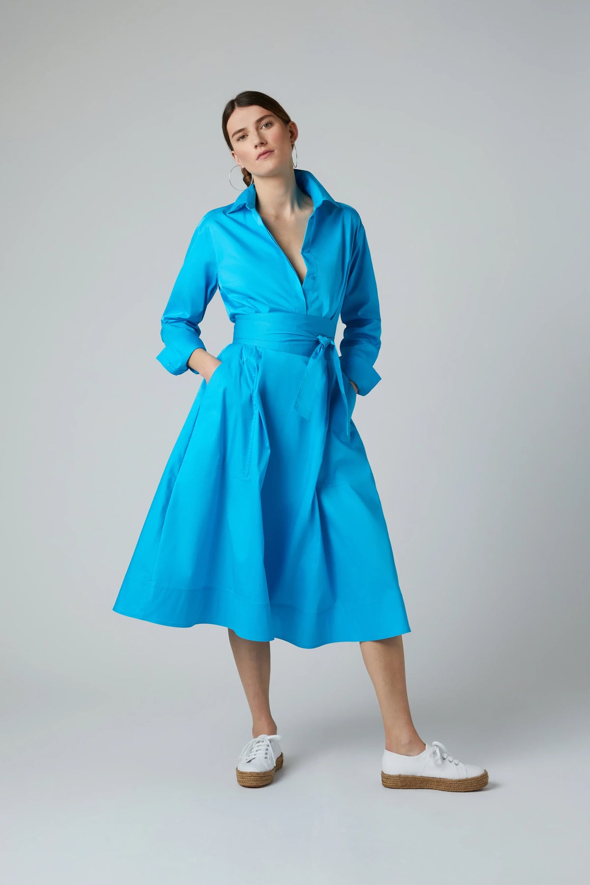 Blythe Full Skirt Shirt Dress