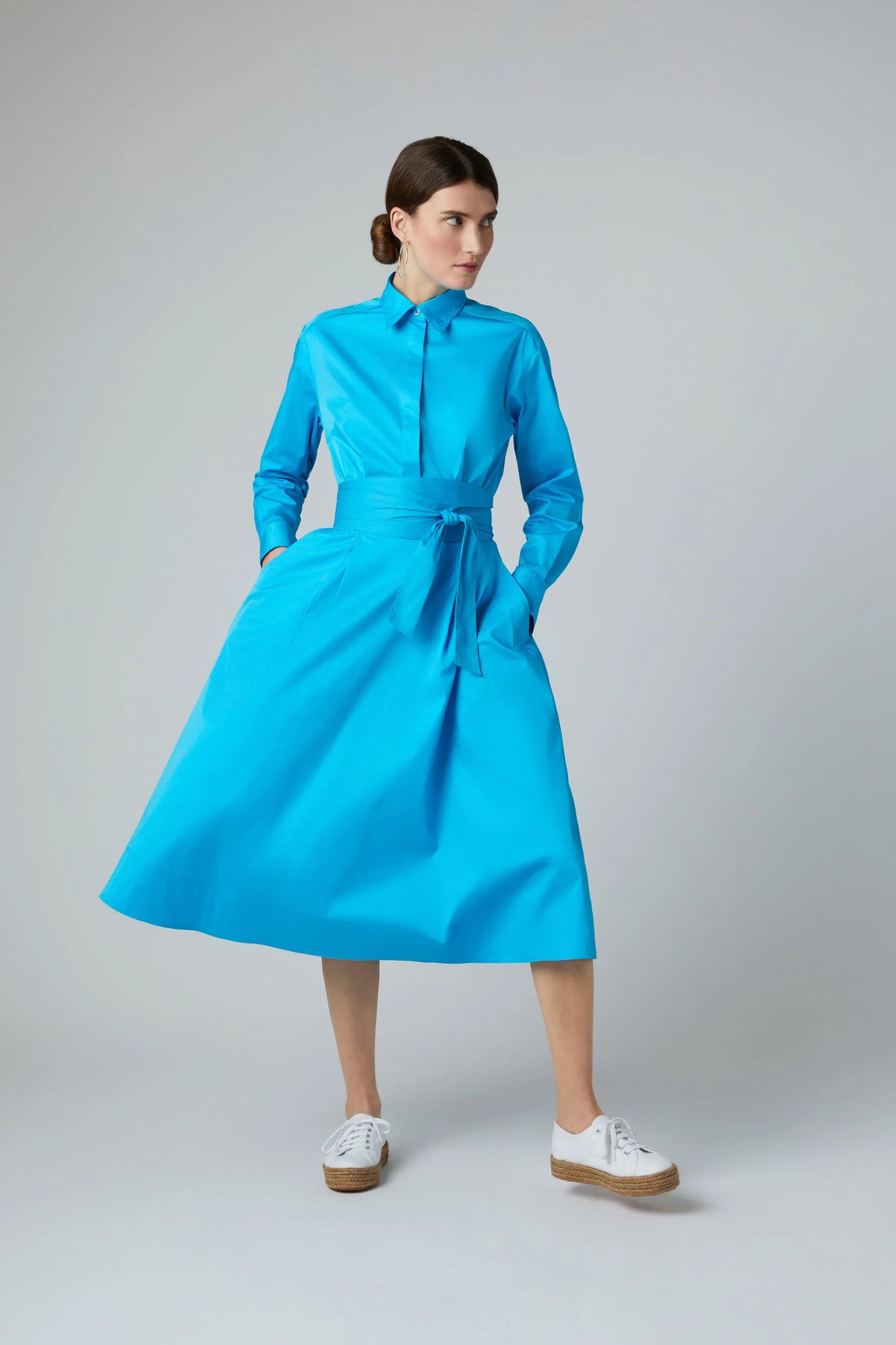 Blythe Full Skirt Shirt Dress