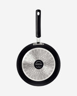 Tramontina Brazil  Monaco Induction 28cm Black Aluminum Frying Pan with Interior and Exterior Starflon Premium PFOA Free Nonstick Coating
