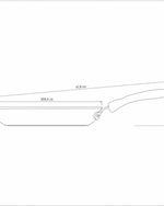 Tramontina Brazil  Monaco Induction 28cm Black Aluminum Frying Pan with Interior and Exterior Starflon Premium PFOA Free Nonstick Coating