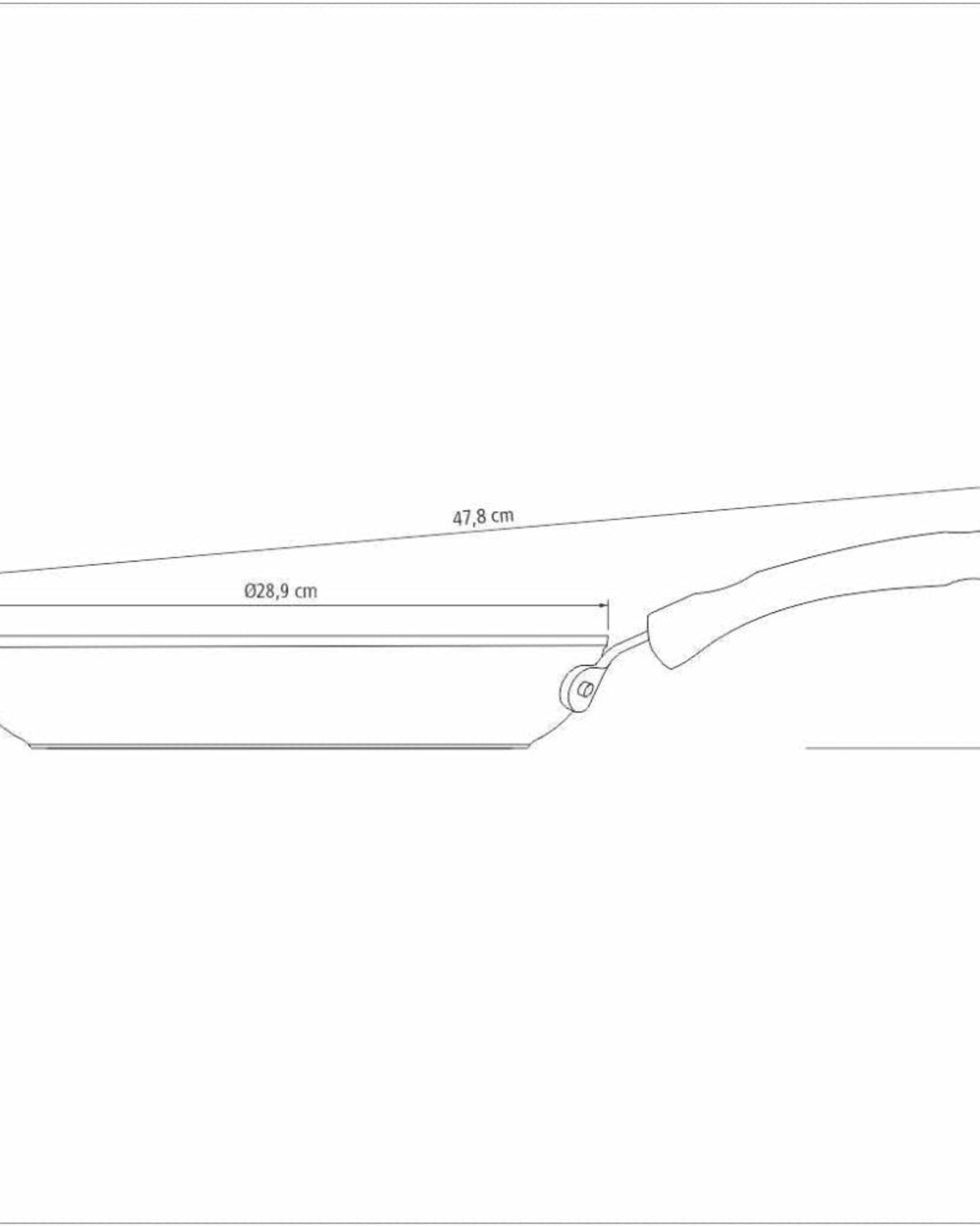 Tramontina Brazil  Monaco Induction 28cm Black Aluminum Frying Pan with Interior and Exterior Starflon Premium PFOA Free Nonstick Coating