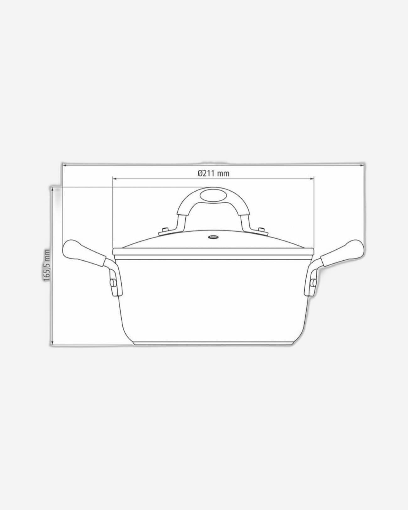 Tramontina Monaco Casserole 2.6L