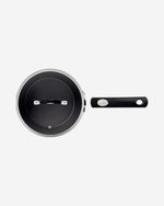 Tramontina Brazil  Monaco Induction 18cm 2L Black Aluminum Saucepan with Interior and Exterior Starflon Premium PFOA Free Nonstick Coating