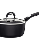 Tramontina Brazil  Monaco Induction 20cm 2.6L Black Aluminum Saucepan with Interior and Exterior Starflon Premium PFOA Free Nonstick Coating
