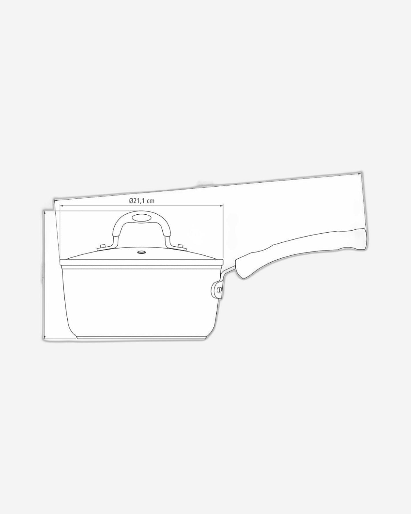Tramontina Brazil  Monaco Induction 20cm 2.6L Black Aluminum Saucepan with Interior and Exterior Starflon Premium PFOA Free Nonstick Coating