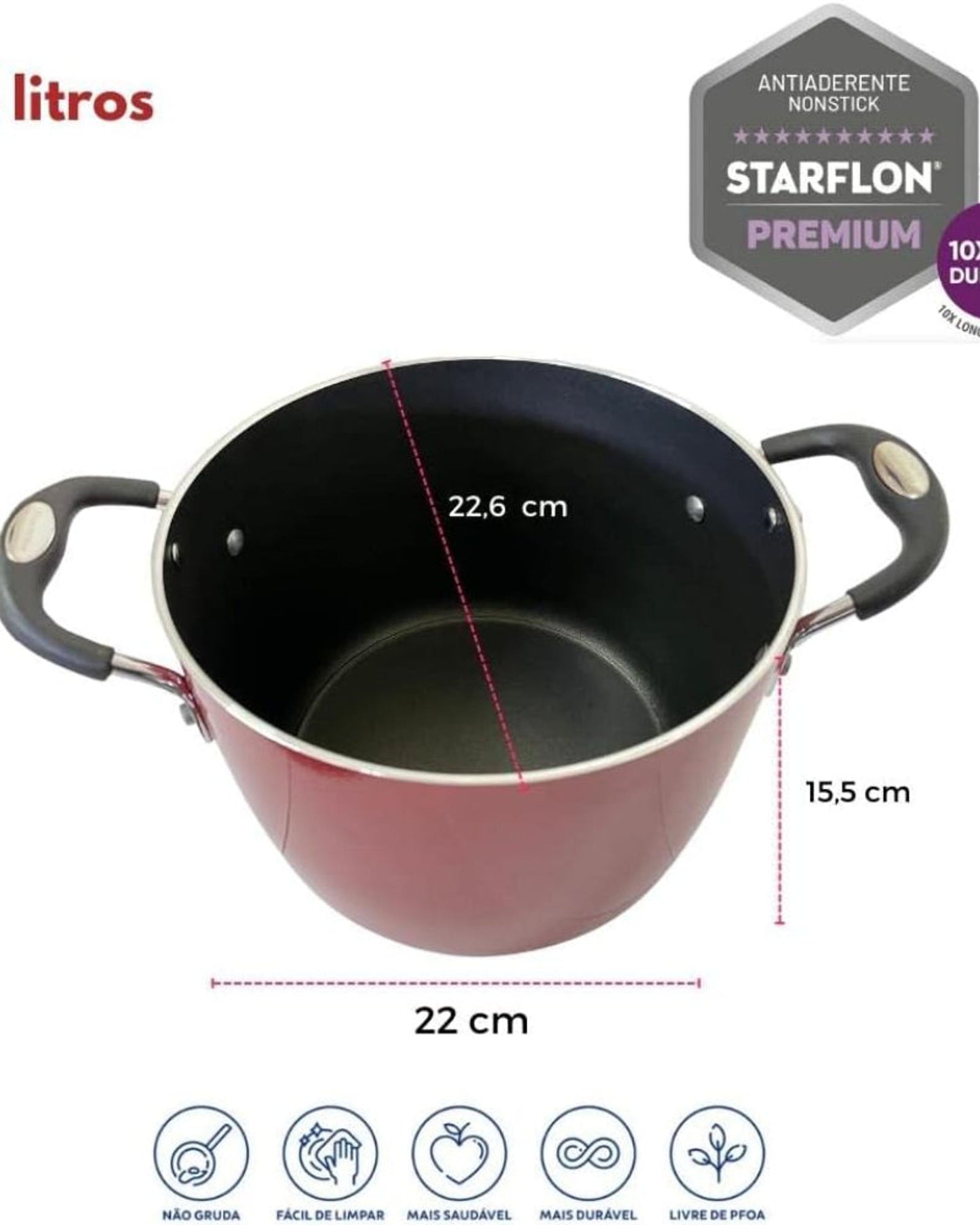 Tramontina Monaco Pasta Cooker 5.4L