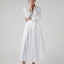 Holly Plain Wrap Shirt in White
