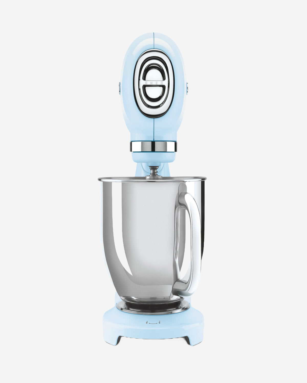 SMEG Stand Mixer Pastel Blue Full Color Steel Bowl - SMF05PBUK