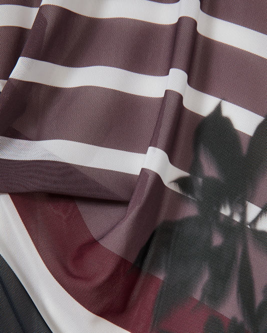 Reiss Stripe Printed Dress