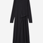 Reiss Ruched Plain Midi