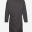 Reiss Ruched Short Jersey Dress - Charcoal