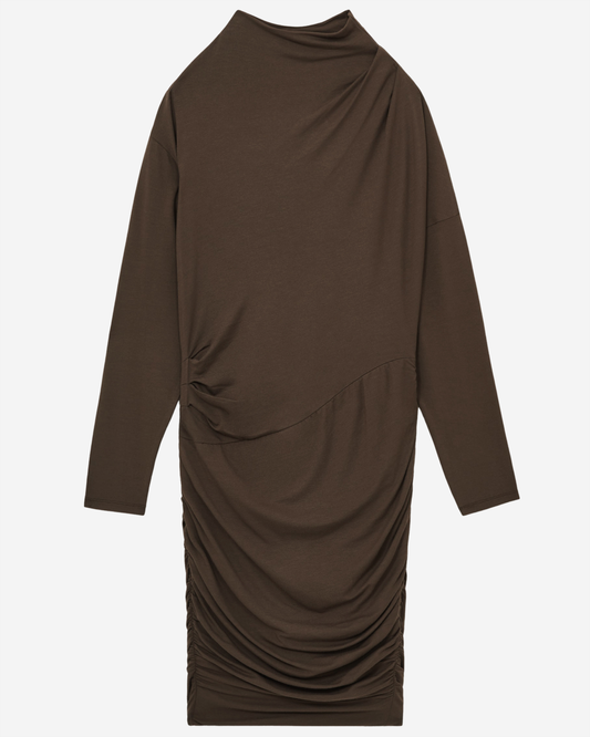 Reiss Ruched Short Jersey Dress