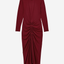 Reiss Plain Ruched Jersey Dress