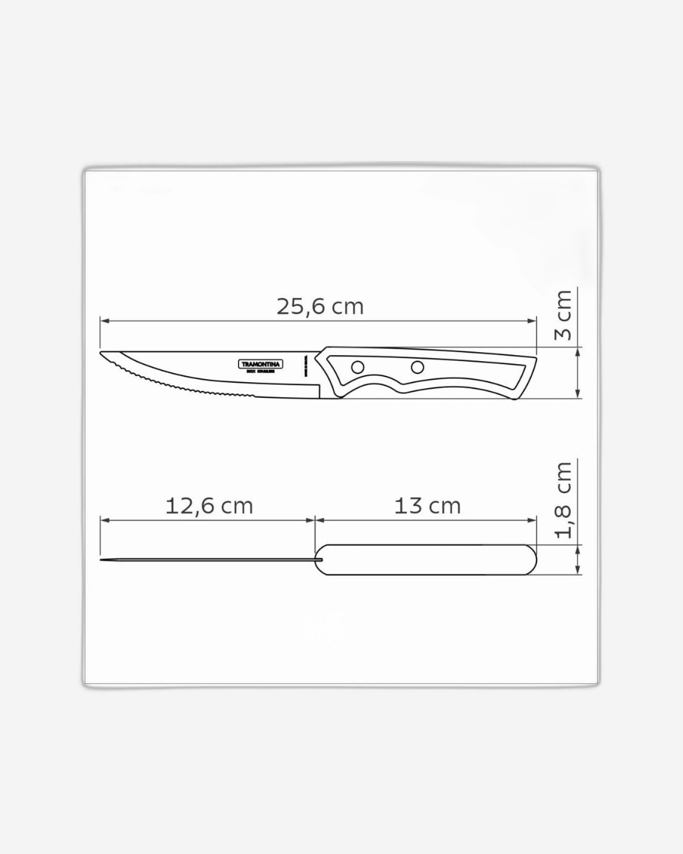 Tramontina Jumbo Steak Knife 5Inch