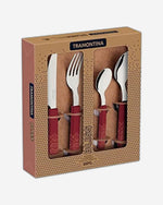 Tramontina Polywood Barbecue Flatware Set 4Pc