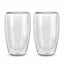 Cuisine Art Borosilicate Double Wall Glass Set 450ml 2Pc