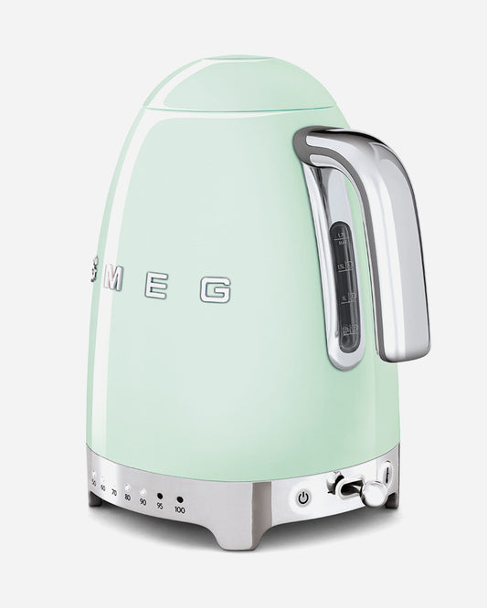 SMEG Variable Temperature Electric Kettle 1.7L  Pastel Green