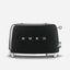 SMEG 2 Slice Toaster with Extra Wide Slots  Black