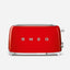 SMEG 4 Slice Toaster with Extra Wide Slots  Red