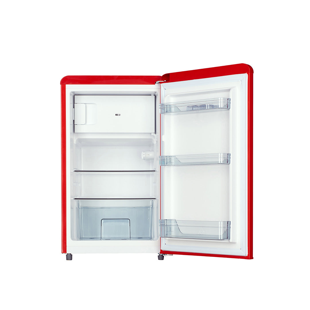 Hoover 123L Retro Style Single Door Refrigerator