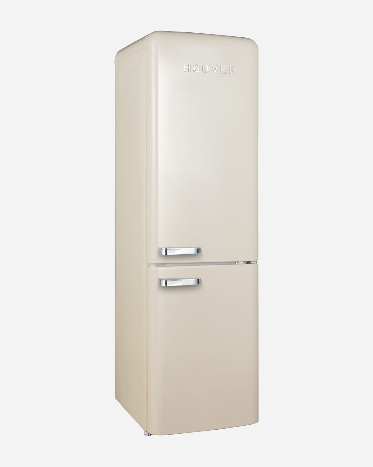 Hoover Bottom Mount Refrigerator, Retro Style, Total No Frost, 300 L, Cream – HBR-M300-RC (ESMA Certified)