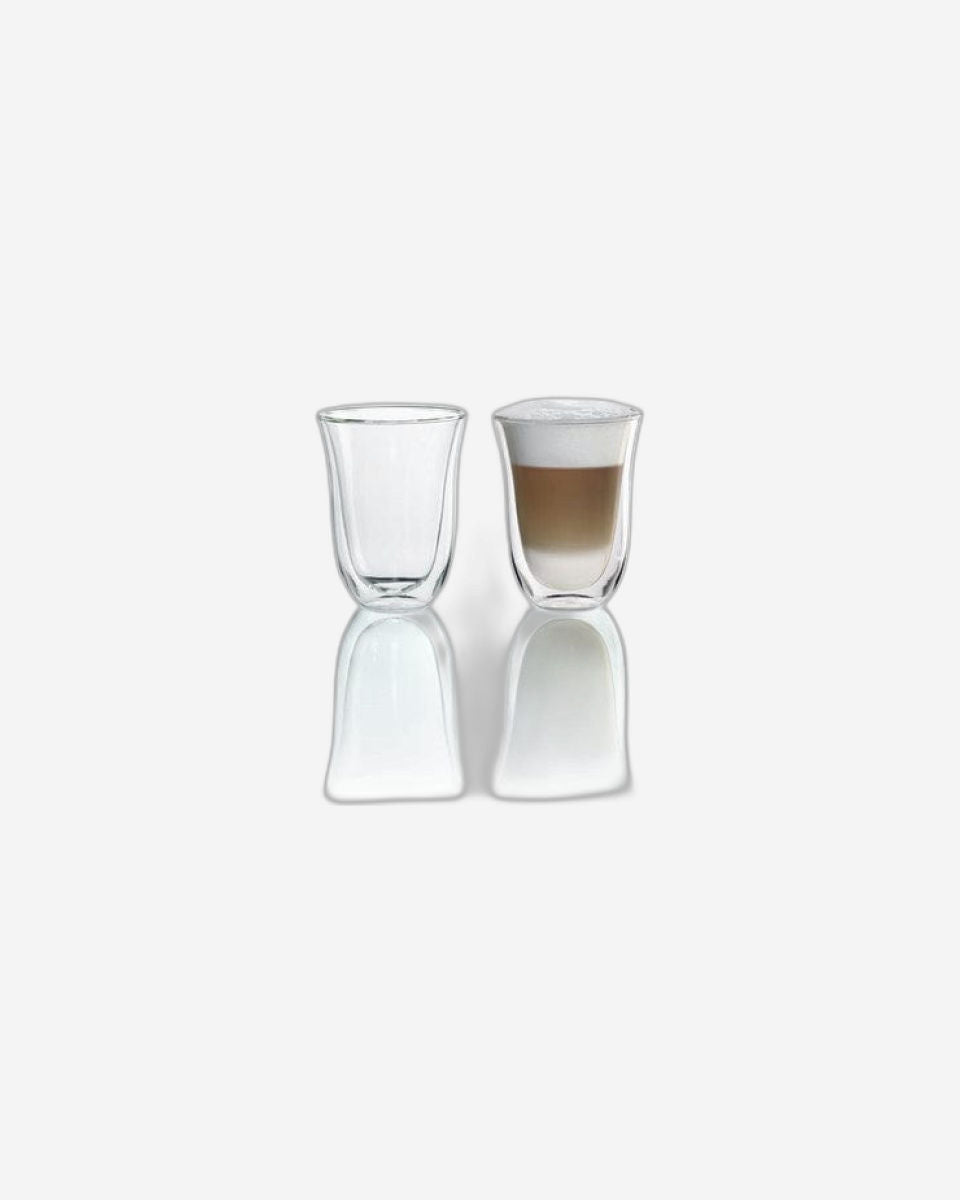 De'Longhi 2 Piece Latte Macchiato Thermo Glasses