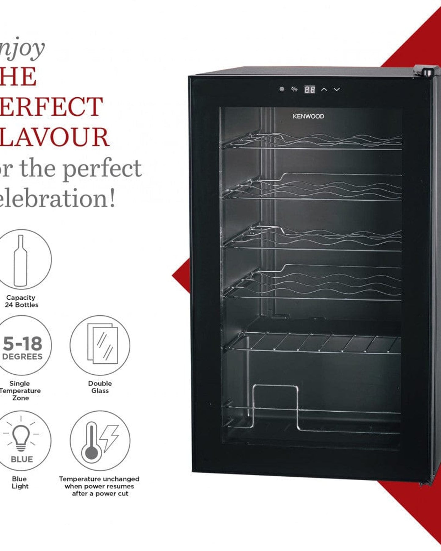 Kenwood 24-Bottle Beverage Cooler