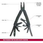Victorinox Swiss Tool Spirit Xbs Black - with 25 function 3.0224.3CN