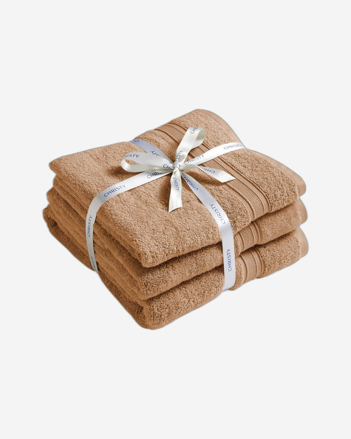 Christy Serene Bath Towel Set 3Pc Clay