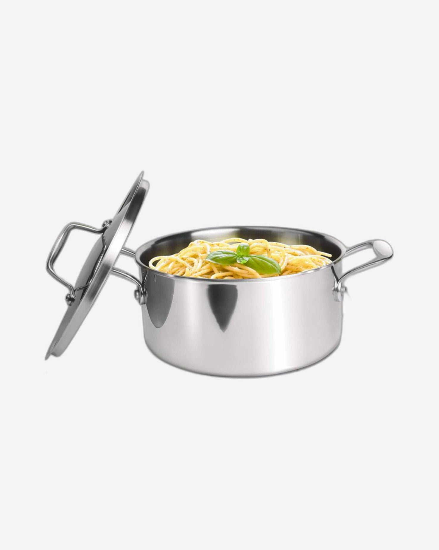 Milton Pro Cook Triply Stainless-Steel Casserole Handi/Stock Pot/Biryani Pot with Lid 28 cm, 8.3 Litres