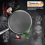 MILTON Pro cook Triply Hexa Tech Induction Stainless Steel Tawa, 32 cm,Silver, Honeycomb Non-Stick Structure, SturdyHandle, Food Grade, Flame & Hot Plate Safe