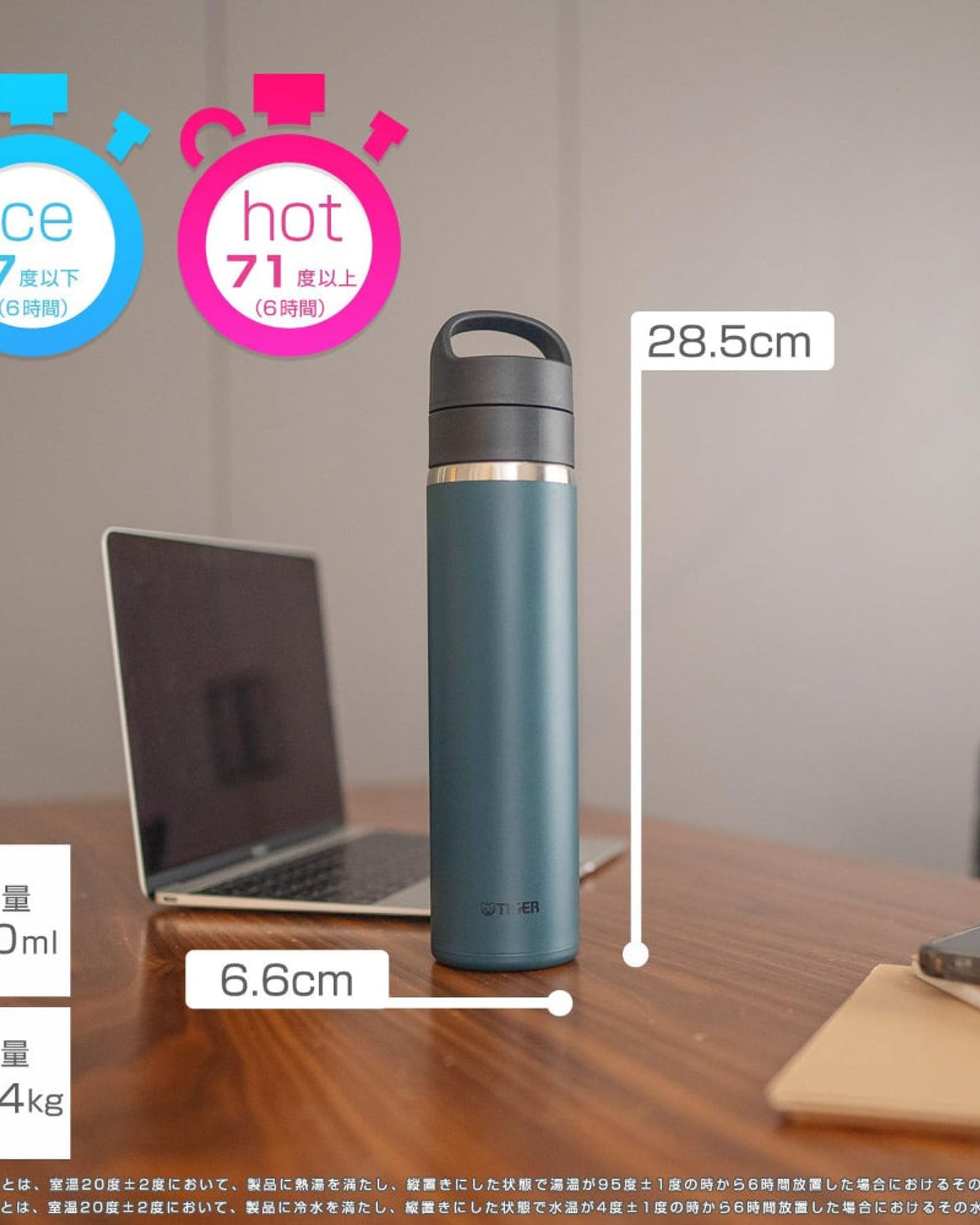 Vacuum Carbonated Bottle 600ml Blue