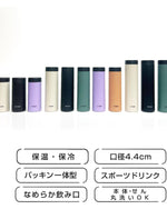 Vacuum Bottle (Mmz-W060Kk) 600Ml Stone Black