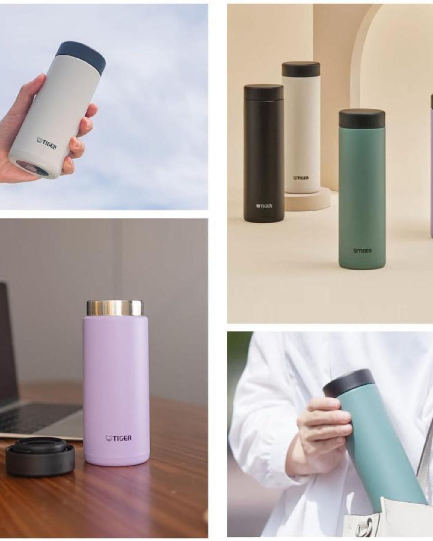 Eaglet Vacuum Bottle 600ml White