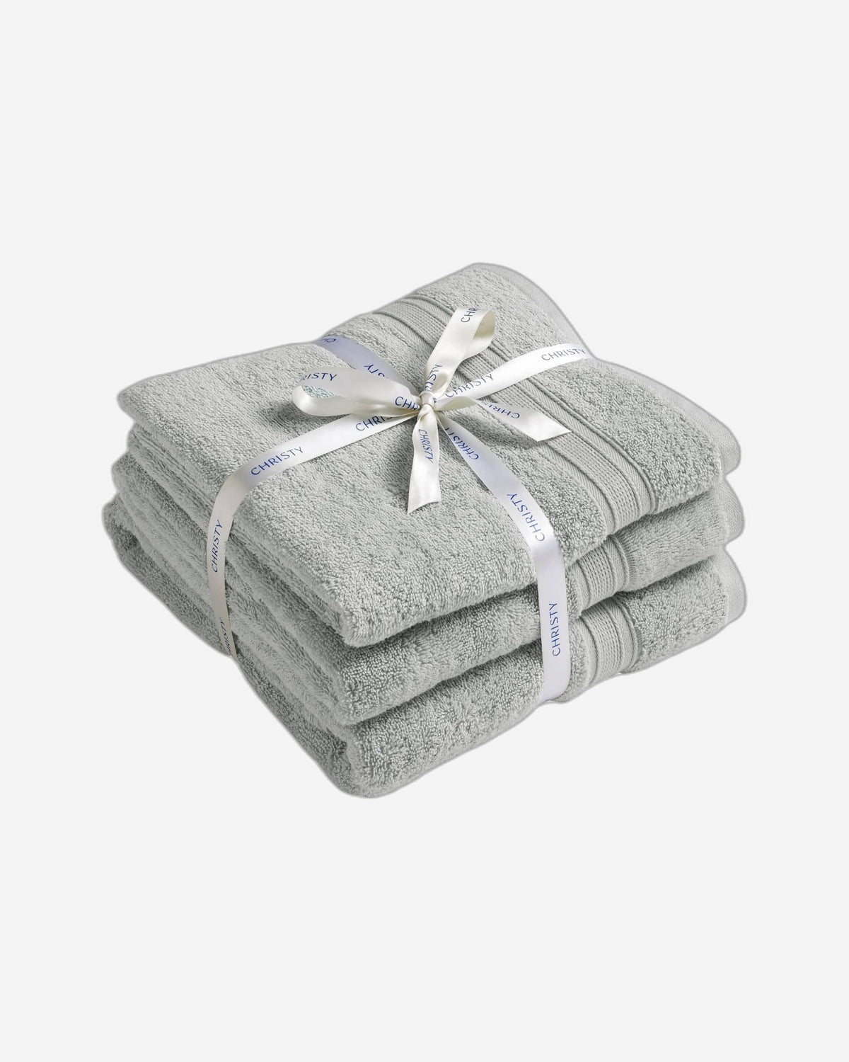 Christy Serene Bath Towel Set 3Pc Dove Grey