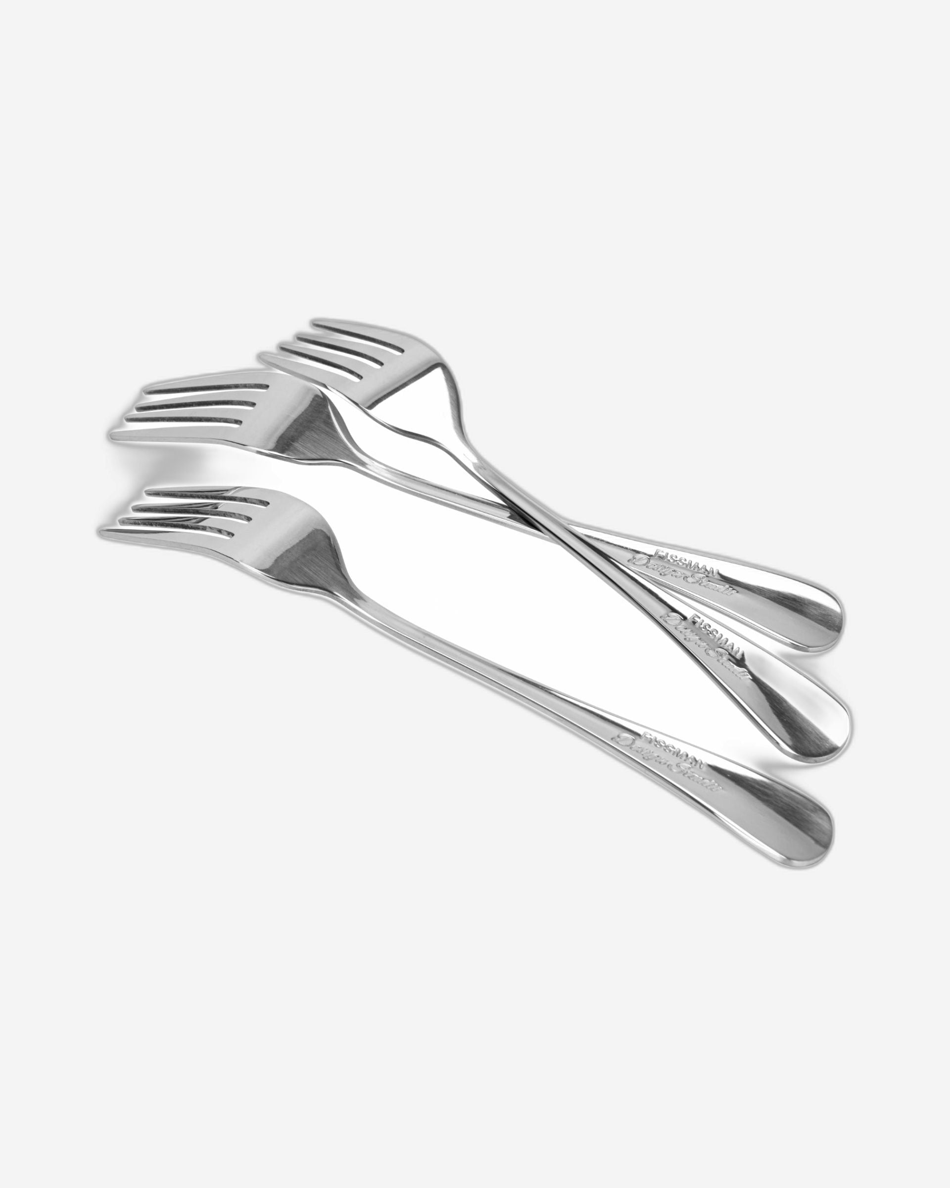 Fissman 3 Piece Dessert Forks Flavia 17cm Stainless Steel