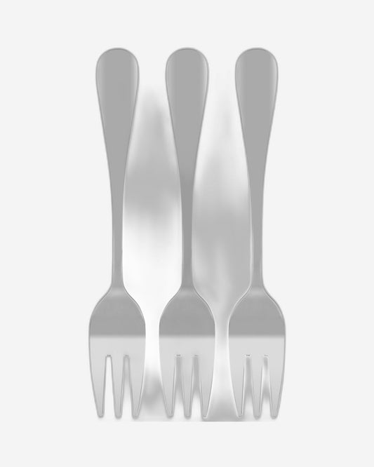 Fissman 3 Piece Dessert Forks Flavia 14cm Stainless Steel