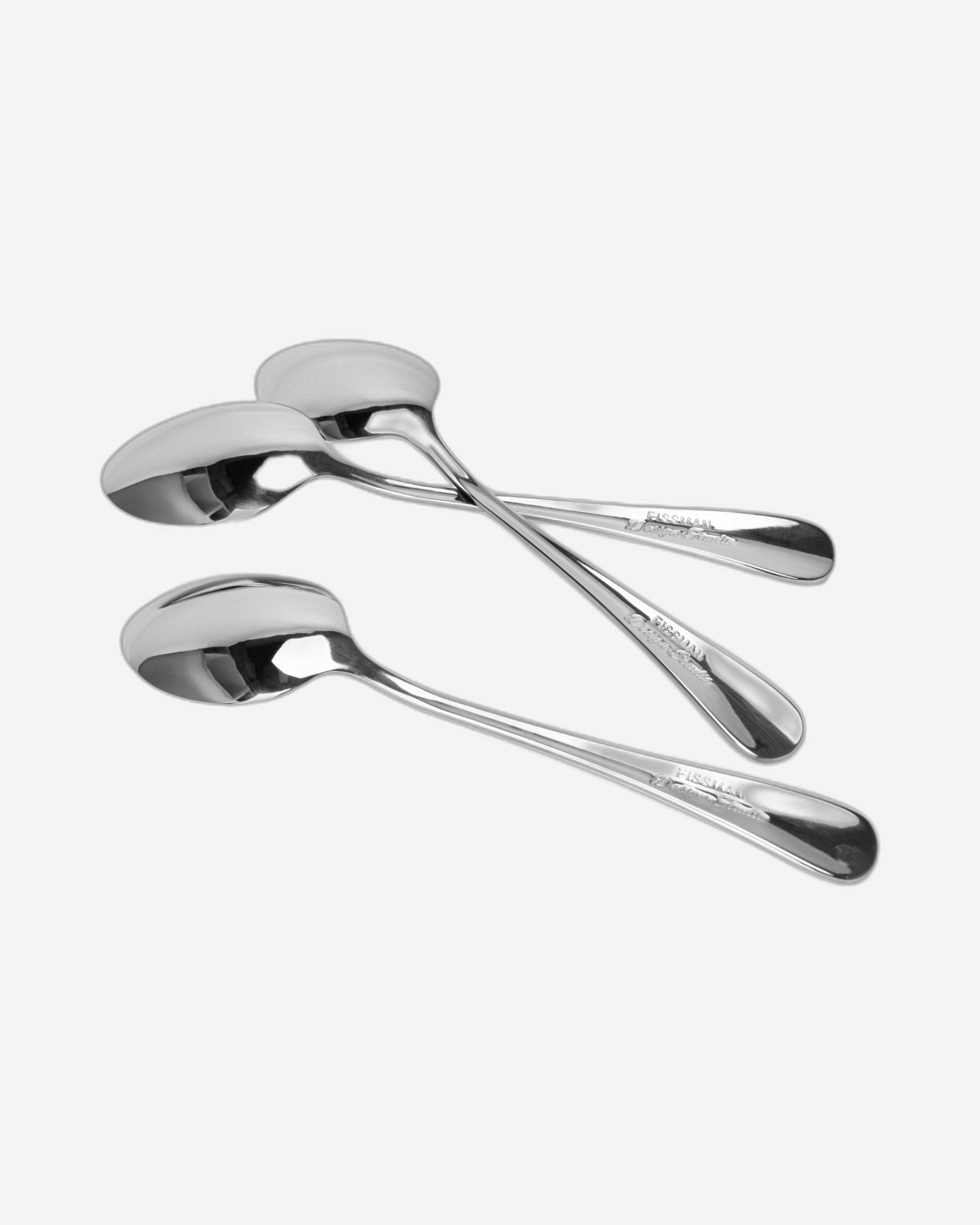 Fissman 3 Piece Dessert Spoons Flavia 17cm Stainless Steel