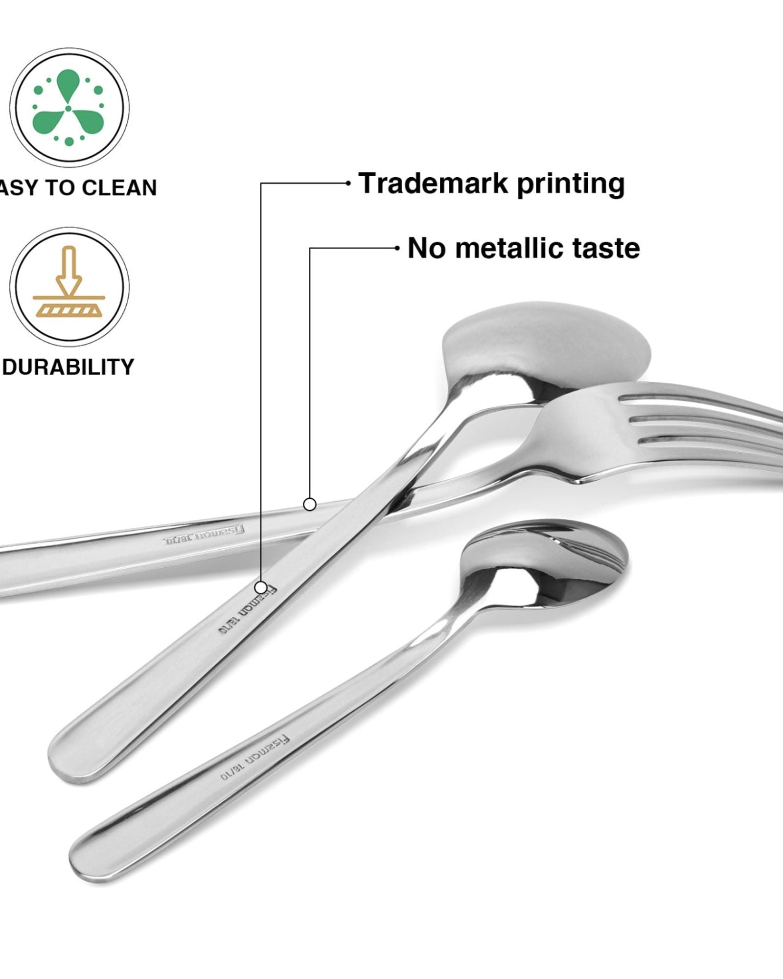 Fissman 18 Piece Turin Cutlery Set Stainless Steel