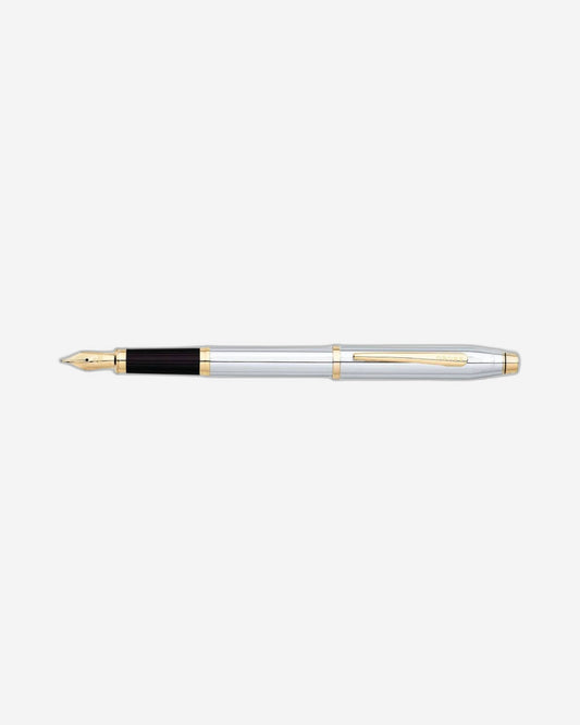 Cross Century® Ii Medalist® Polished Chrome With 23Kt Gold-Plated Appointments And 23Kt Gold-Plated Fine Nib Fountain Pen- 3309-FF