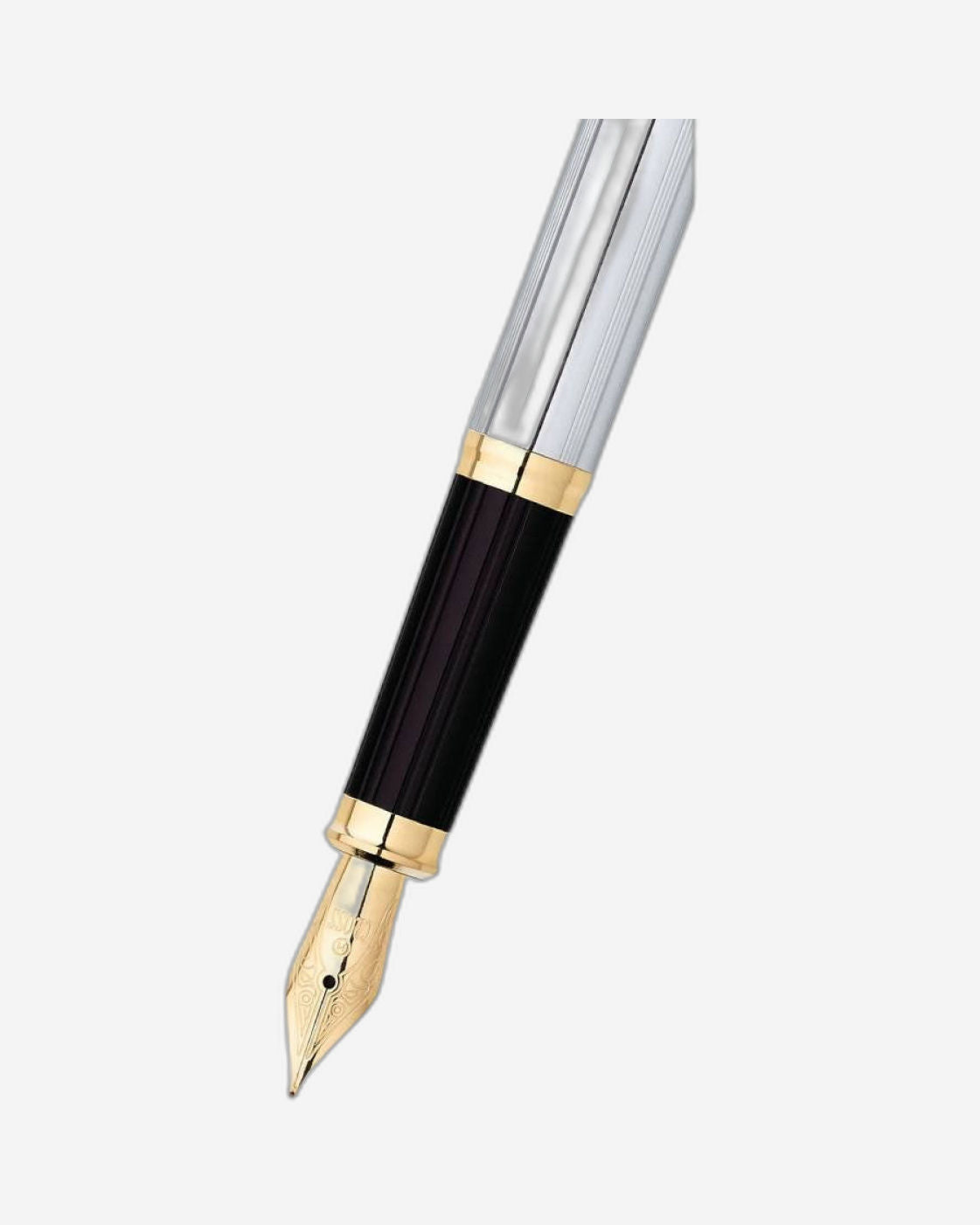 Cross Century® Ii Medalist® Polished Chrome With 23Kt Gold-Plated Appointments And 23Kt Gold-Plated Fine Nib Fountain Pen- 3309-FF