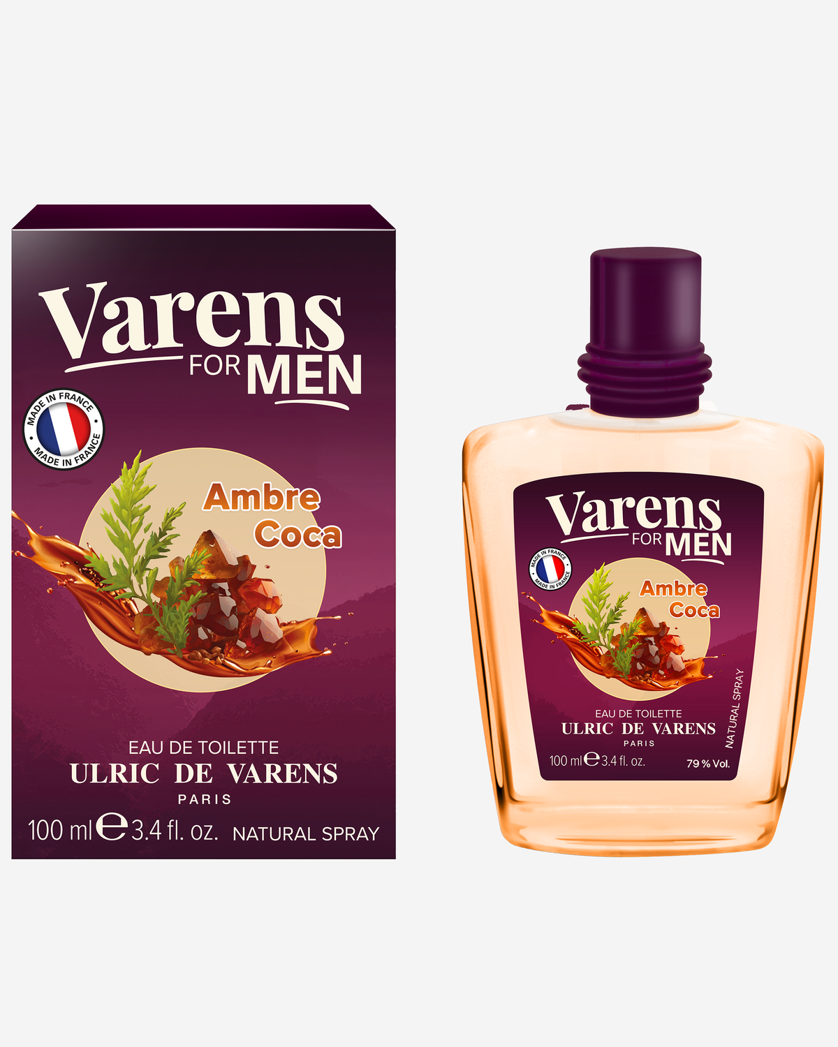 Ulric De Varens for Men Ambre Coca EDT 100ml