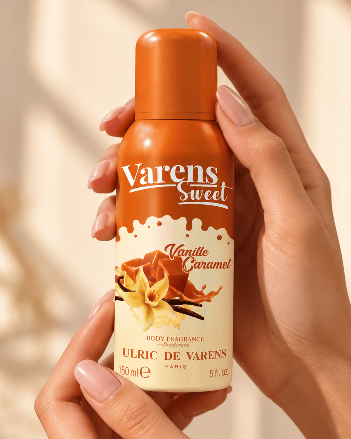 Ulric de Varens  Sweet Vanille Caramel Body Fragrance Deo 150 Ml