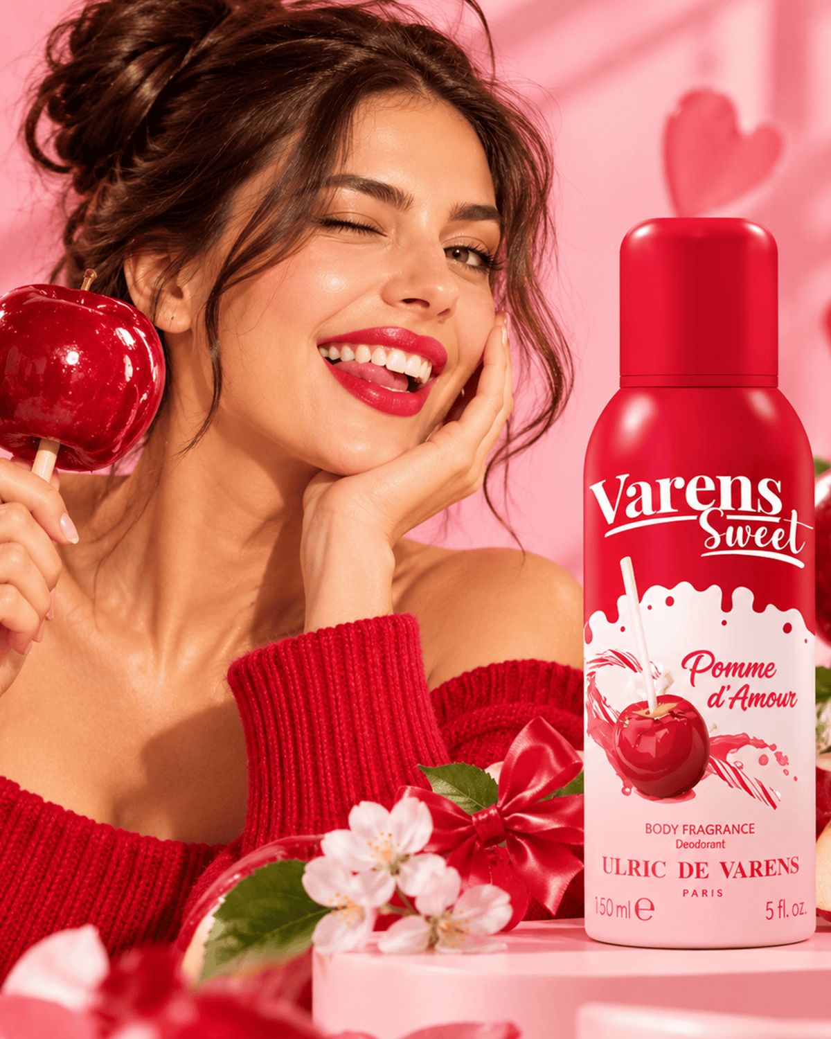 Ulric de Varens  Sweet Pomme D'Amour Body Fragrance Deo 150 Ml