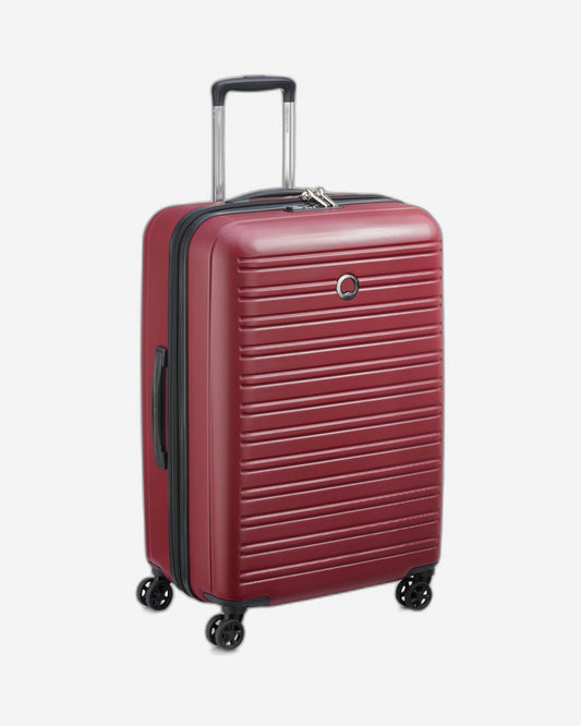 Delsey Paris Segur 2.0 70Cm Hardcase 4 Double Wheel Trolley Check-In Luggage Trolley Case Red - 00205882004