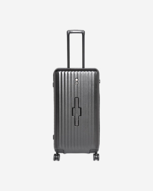 Echolac Celestra 75cm Hardcase Non-Expandable 4 Double Wheel Check-In Luggage Trolley Black - PC183K