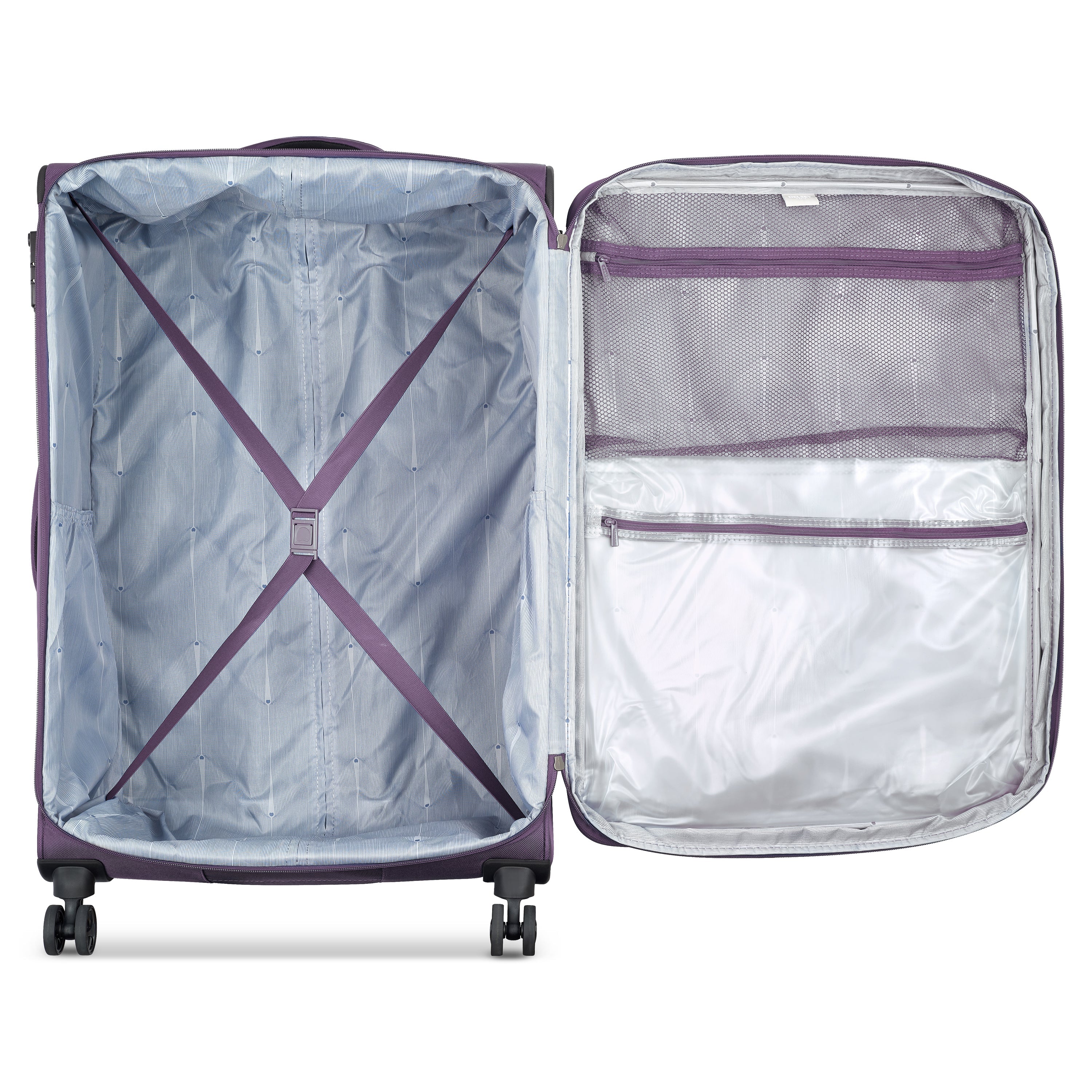 Delsey Paris Optimax Lite 2Piece Luggage Trolley Set  + Free  Agreable Backpack