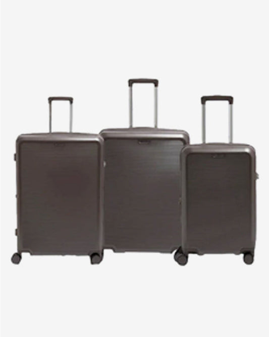 Echolac Sense 56+67+78cm Hardcase Expandable 4 Double Wheel 3 Piece Luggage Trolley Set